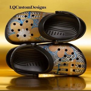 Size 8 women crocs “custom Design) New